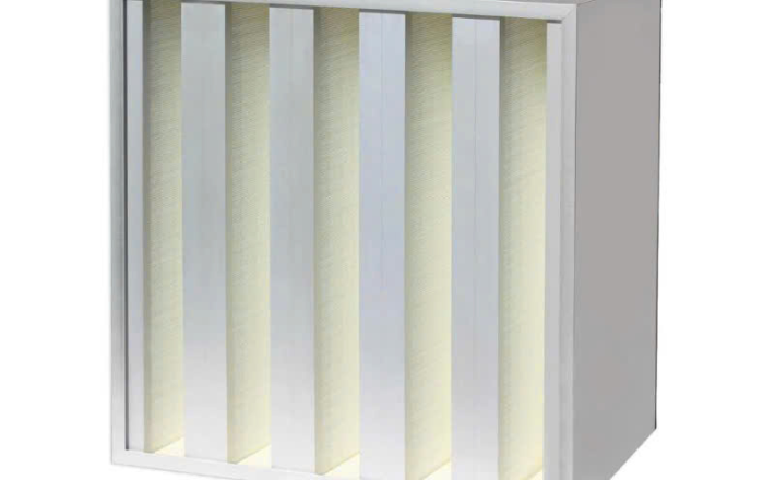 Lọc khí HEPA V-Bank hiệu suất cao HUPHACO